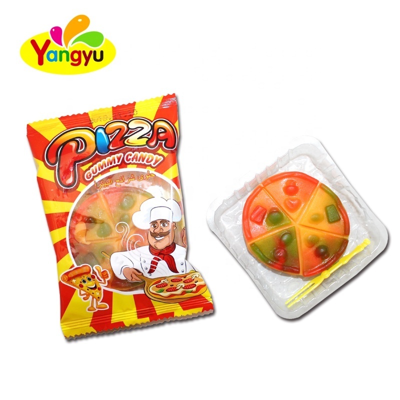 Halal Custom Pizza Vegetable Gummy Candy