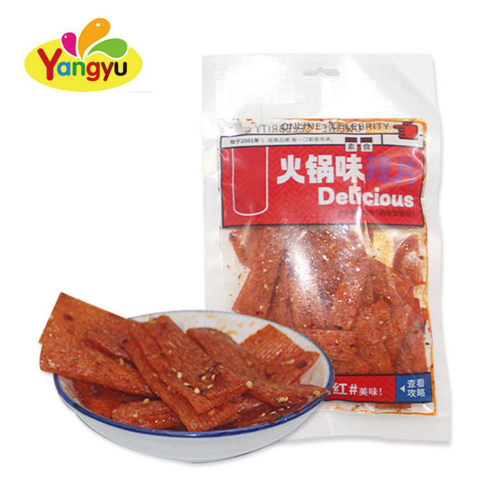 Chinese spicy snacks hot noodles gluten Chinese snacks latiao snack