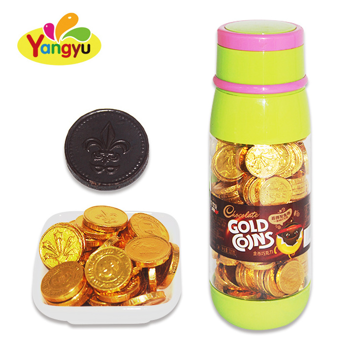 Hot Selling Chocolate Gold Coins IN Bottle