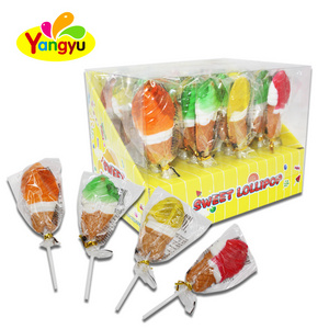 Halal Fruity Ice cream Candy Lollipop Sweets