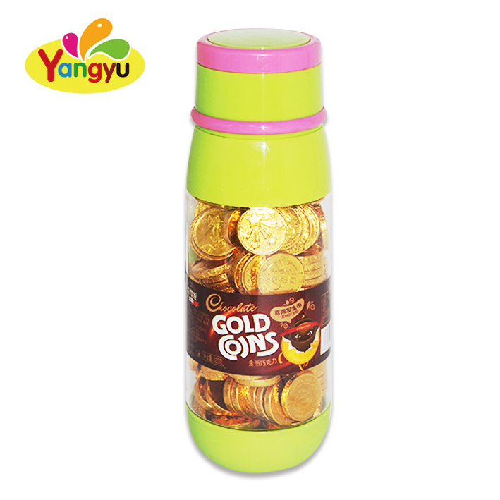 Hot Selling Chocolate Gold Coins IN Bottle