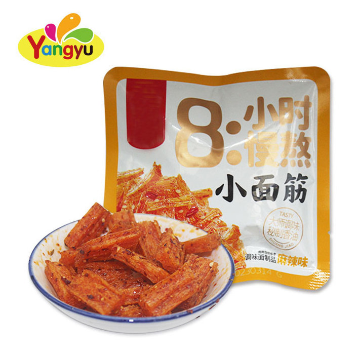 Wholesale custom spicy food latiao casual snacks bulk spicy strip small gluten