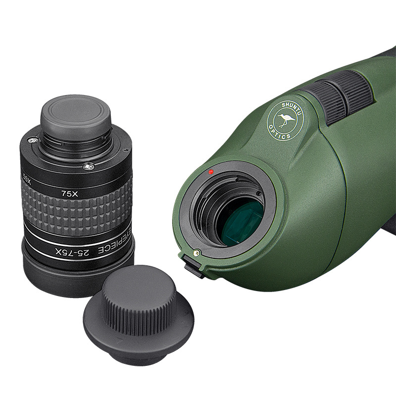 Shuntu Omega ST86 series panorama telescope monocular for bird watching  25-75x SMC MG Alloy Dual ED Lanth. Glass adult