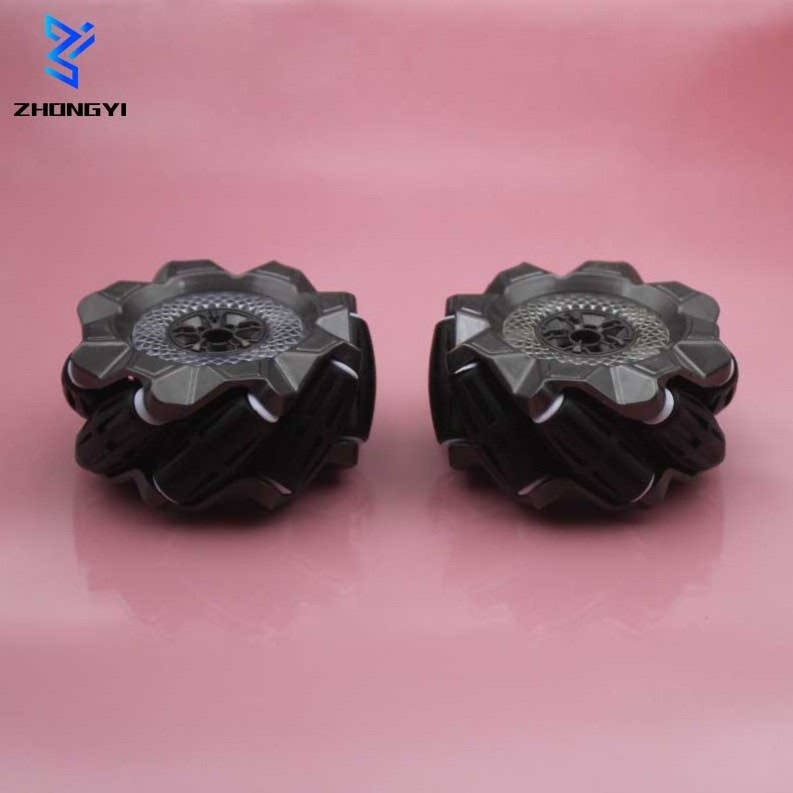 1/64 Wheel Tire Toy Truck Mini Backhoe Kid Electric Car Solid Hole Small Rubber toy car Tires