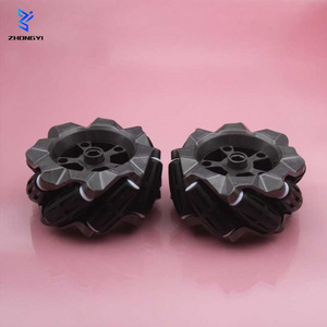 1/64 Wheel Tire Toy Truck Mini Backhoe Kid Electric Car Solid Hole Small Rubber toy car Tires