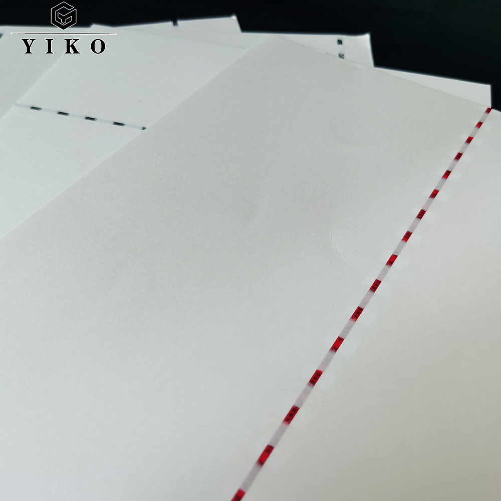 Professional Custom UV Invisible Fiber Paper A4 Security Laser Thread Bond Paper Security Thread Paper Printing