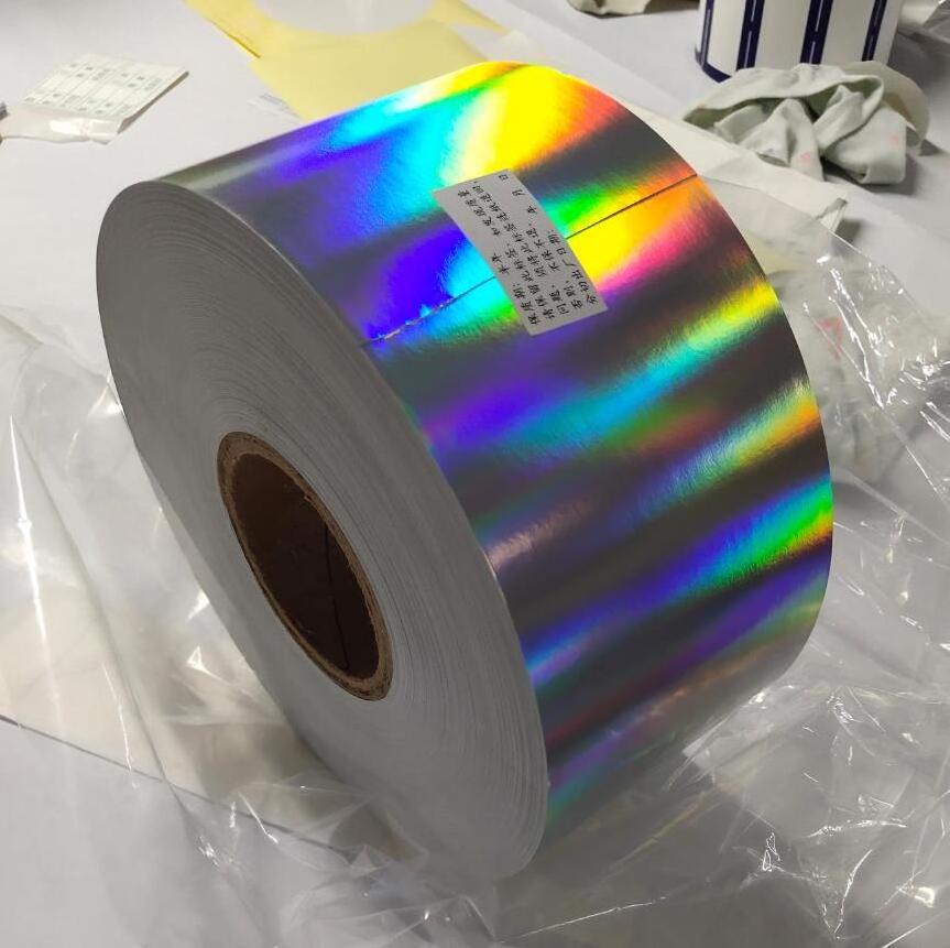 Low MOQ A4 Holographic Eggshell Sticker Paper Sheet Custom Size Blank Vinyl Graffiti Eggshell Hologram Materials