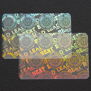 Custom Hologram CR80 PVC Cards Transfer Overlay Film with Sample Test Available