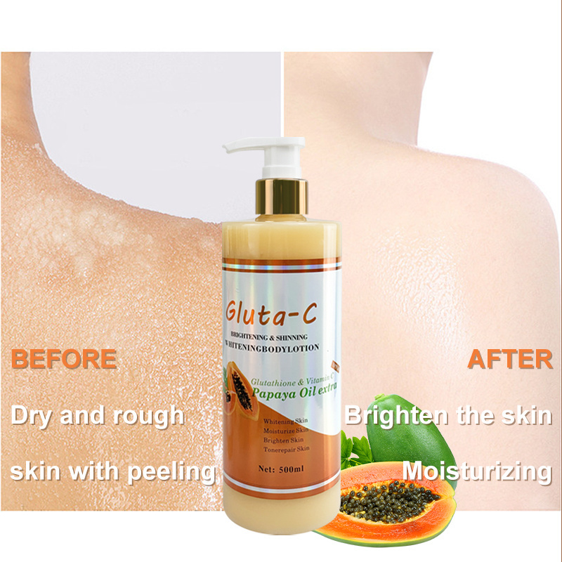 High Quality Organic Body Cream Brightening Body Lotion Moisturizing and Whitening Body Lotion For Women