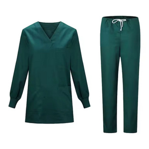 Wholesale Unisex Hospital Wear Scrub Suits Doctor Working Uniform.