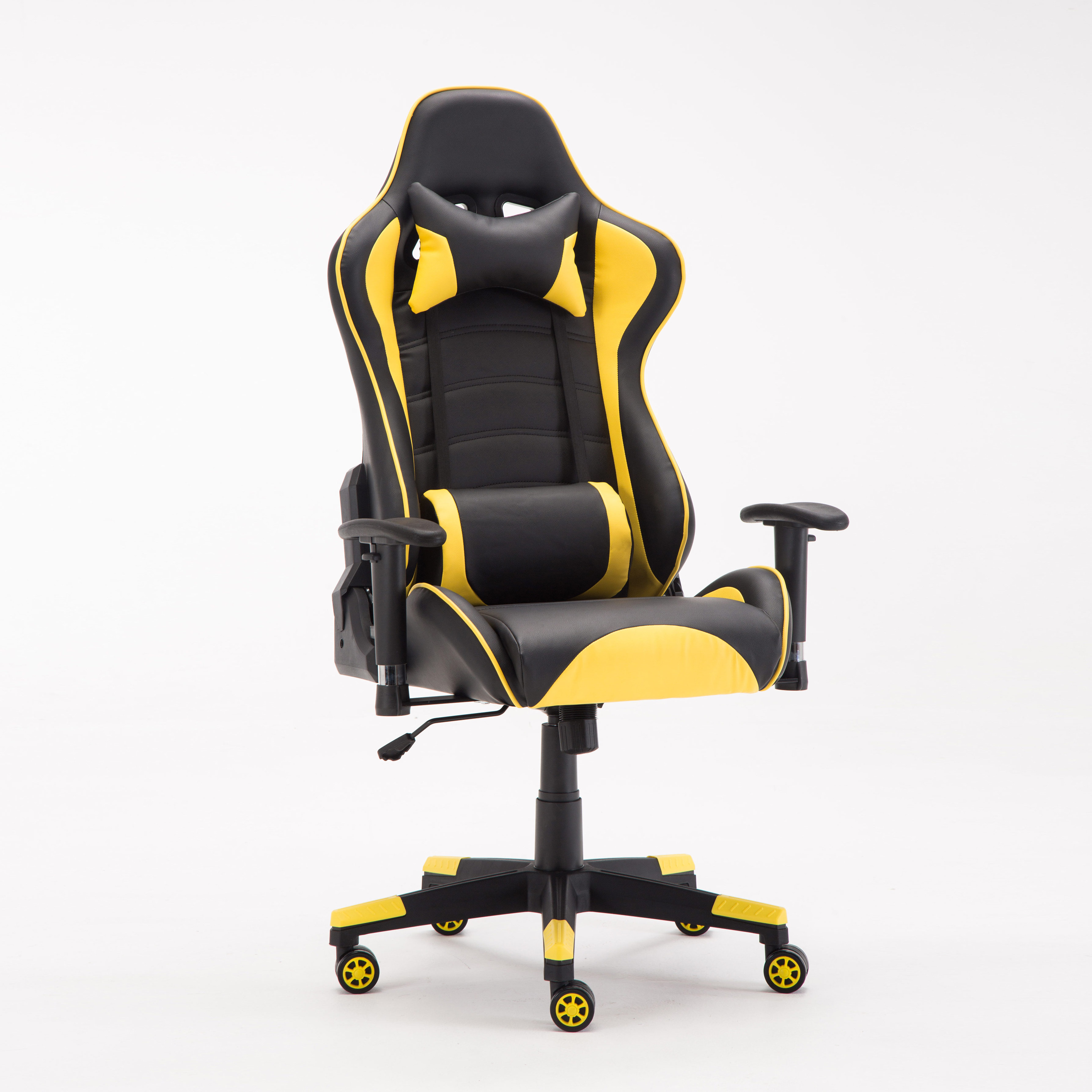 Ergonomic Computer Pu Leather Chair Reclining Armrest Gaming Chairs With Pocket Spring Cushion