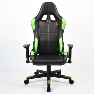 Comfortable PU Leather Office Black Computer Chair Gaming With Pocket Spring Cushion