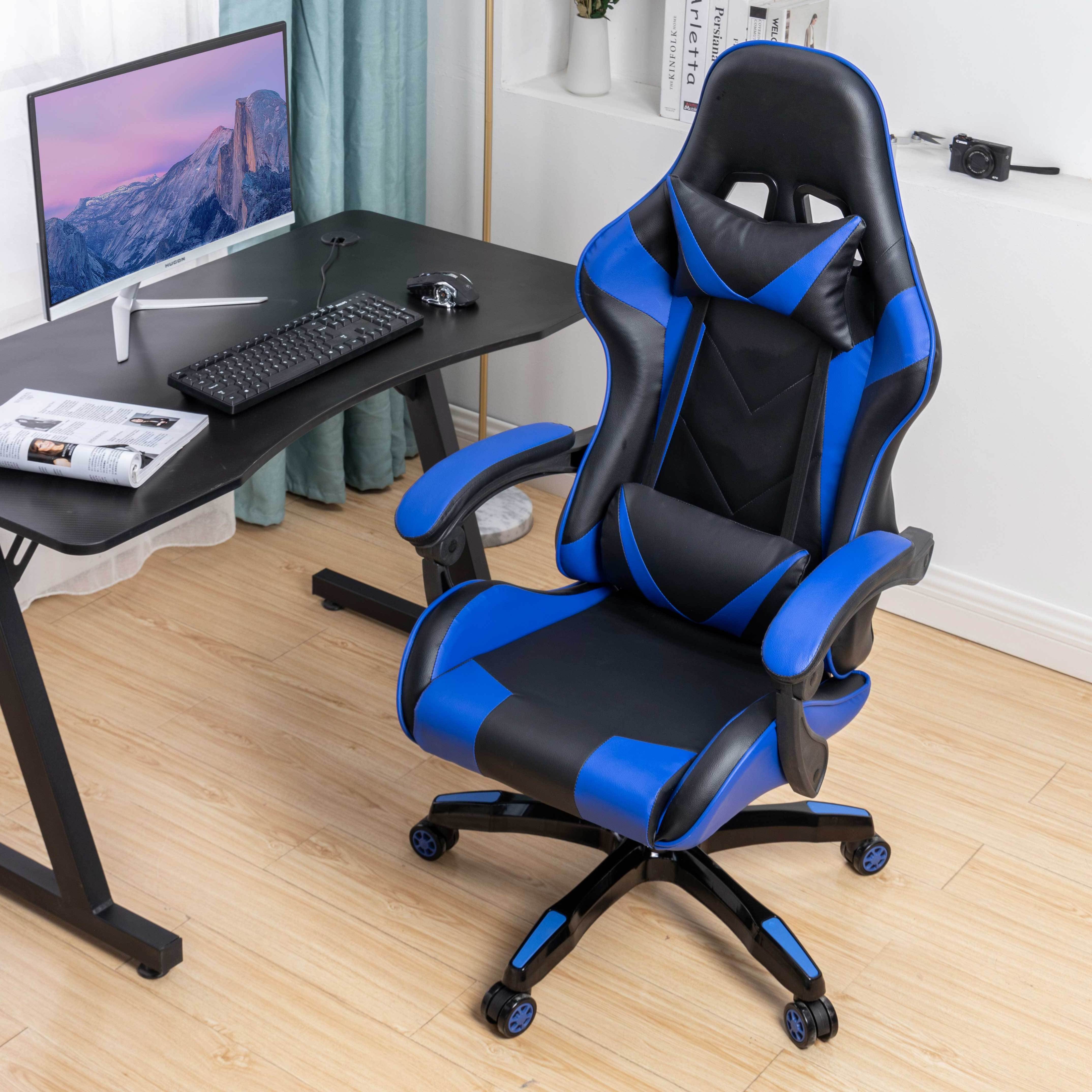 High Quality Height Adjustable 360 Degree Swivel Reclining Comfortable Black PC Gaming Ergonomic Chair