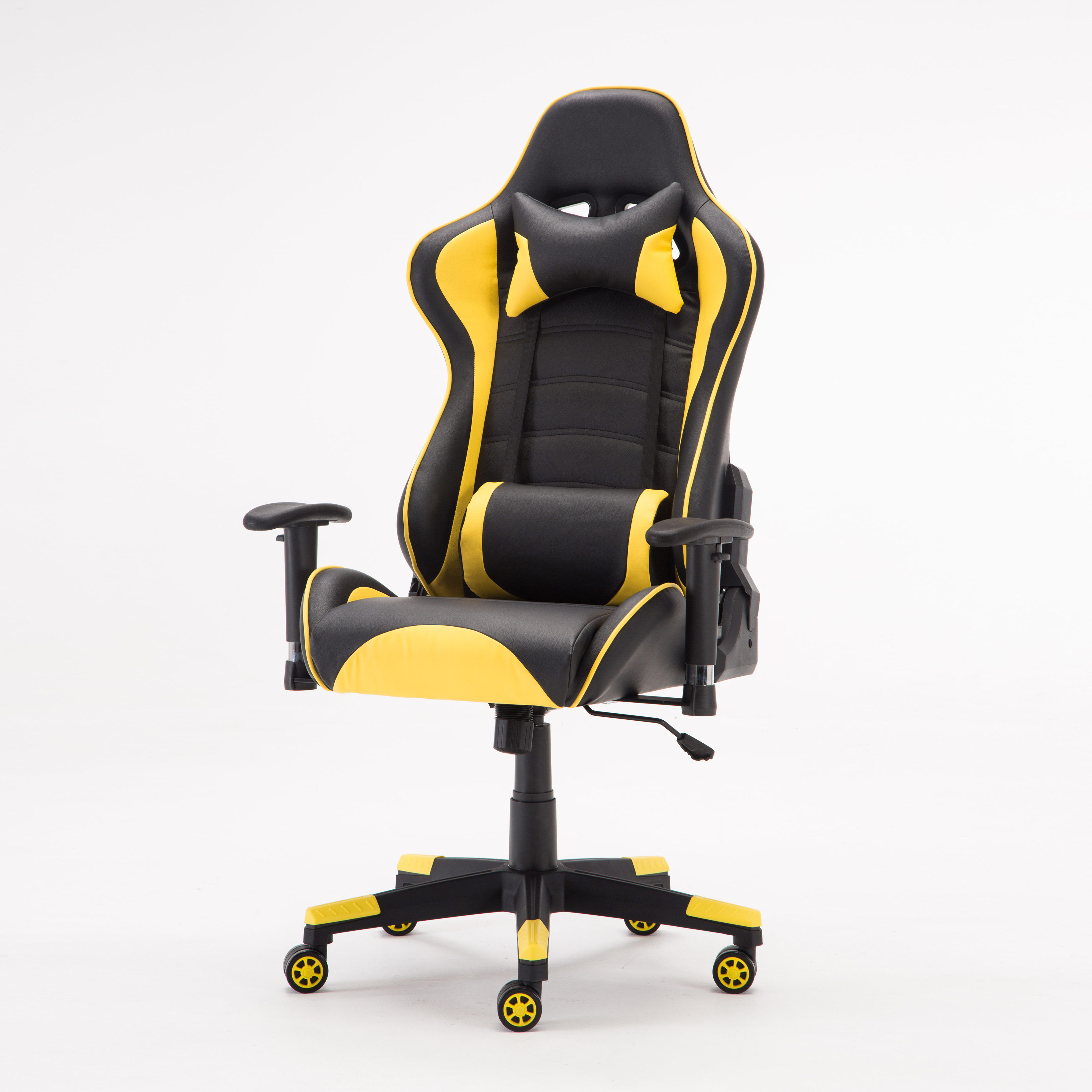 Ergonomic Computer Pu Leather Chair Reclining Armrest Gaming Chairs With Pocket Spring Cushion