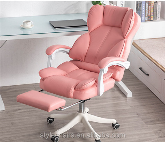 New Computer Rotating Manager PU Leather Executive Big And Tall Boss Chair Office