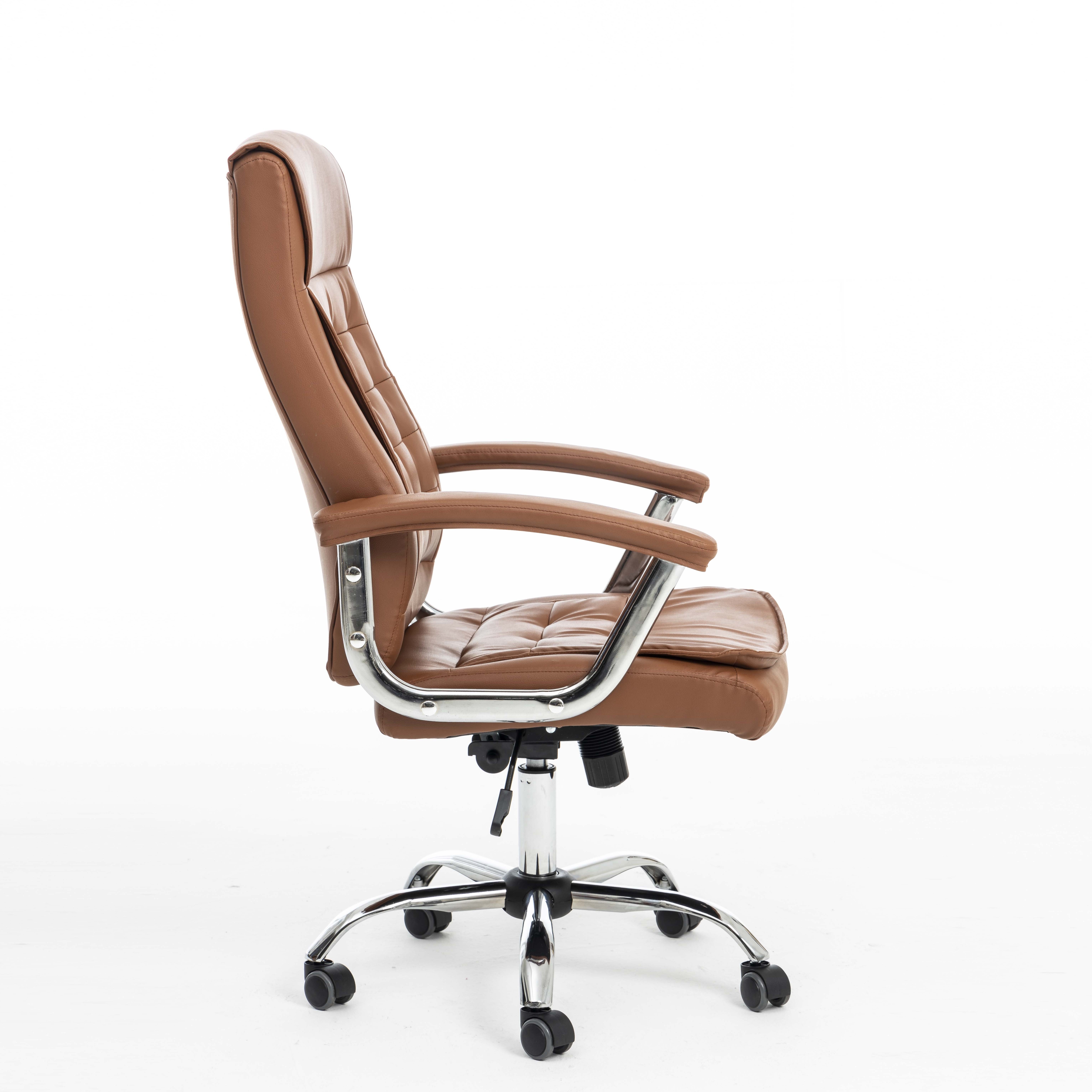 Big And Tall Synthetic Leather Computer Ergonomic Reclining Executive Swivel Office Chair Boss