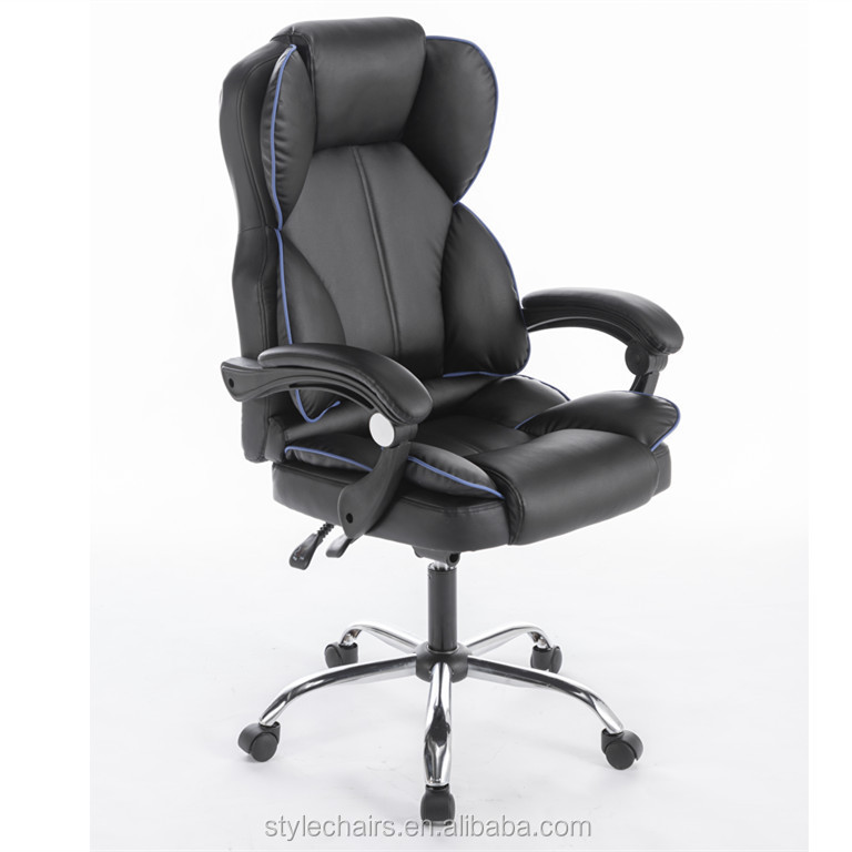 New Computer Rotating Manager PU Leather Executive Big And Tall Boss Chair Office