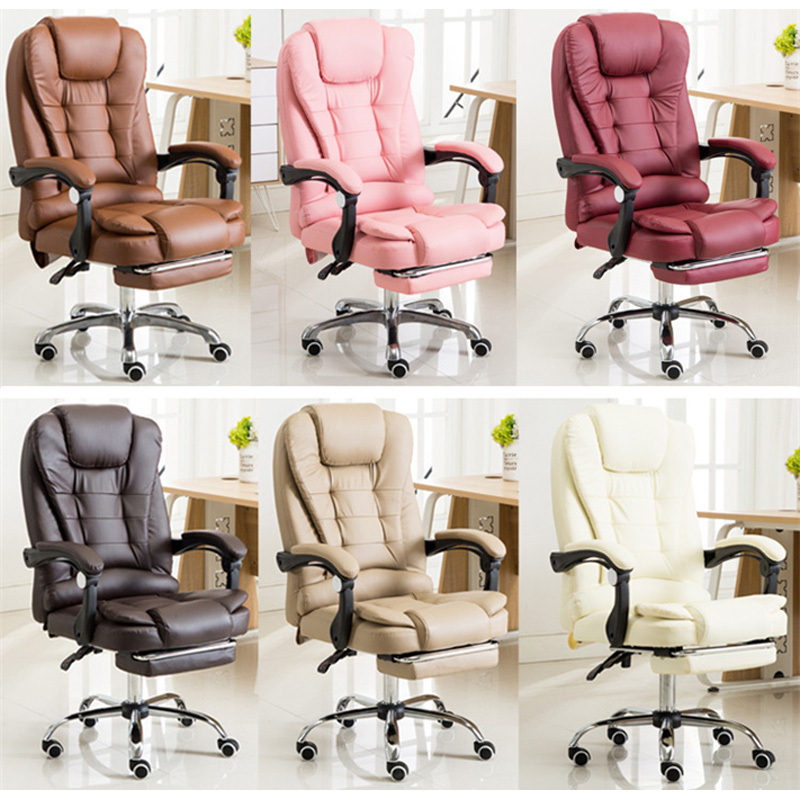 Luxury High Back Desk Chair Synthetic Leather Big And Tall Manager Office Chair Executive Boss Chair