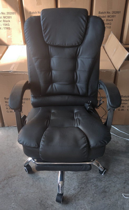 Luxury Big And Tall Office Swivel Chair PU Leather Computer Executive Boss Chair Office