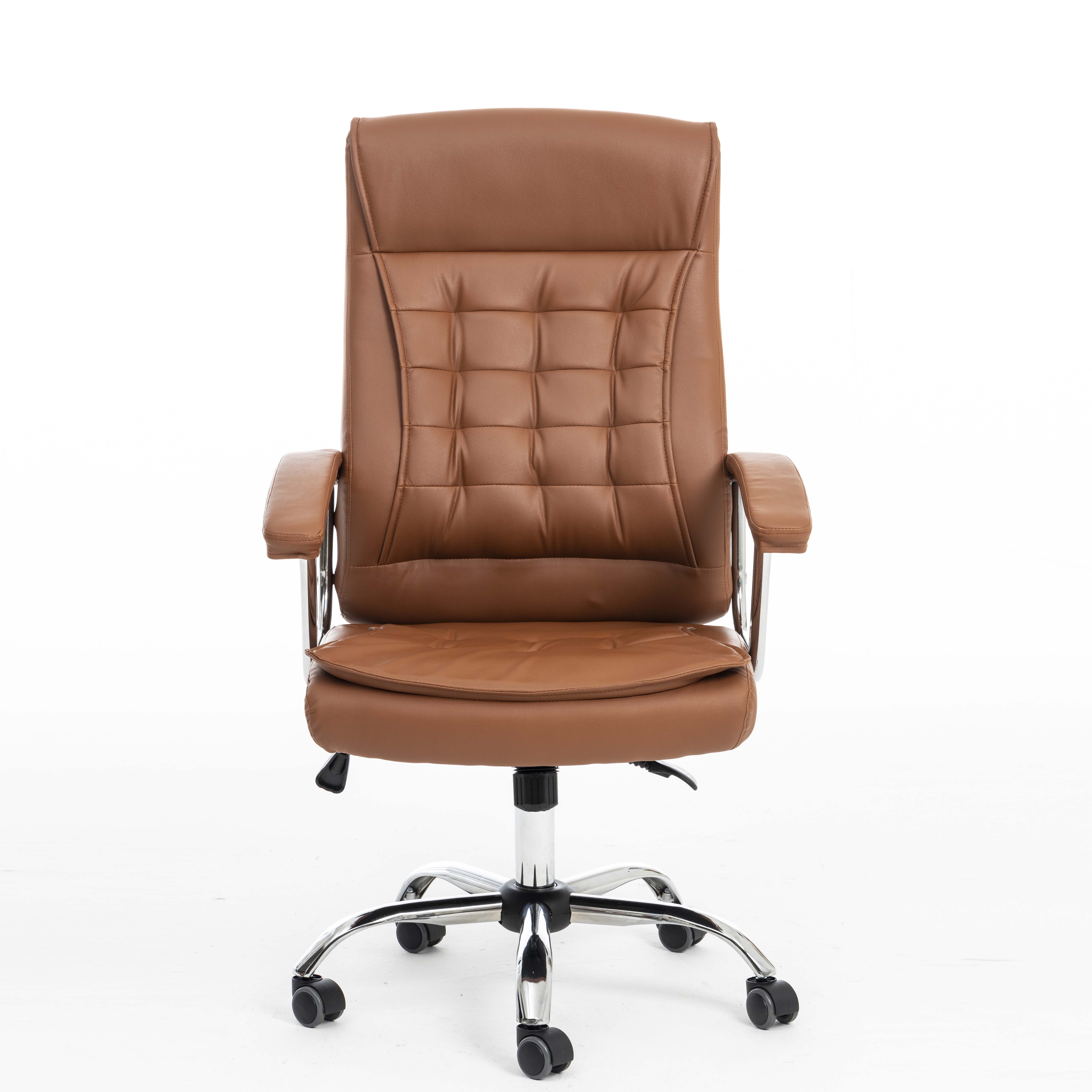 Big And Tall Synthetic Leather Computer Ergonomic Reclining Executive Swivel Office Chair Boss