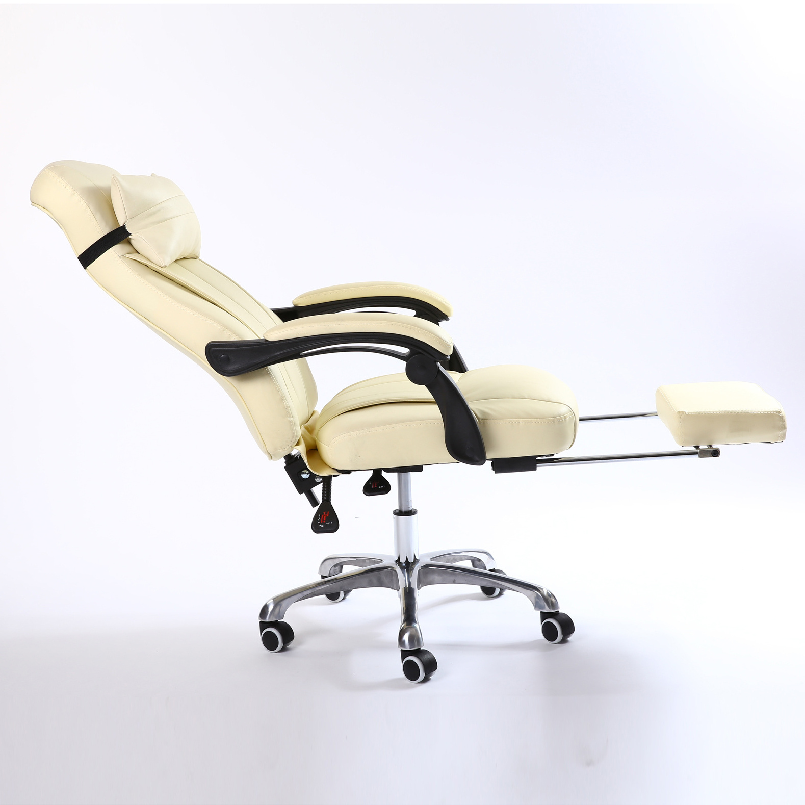 Big And Tall High Back Reclining Leather Executive Swivel Office Chairs With Arm Rest