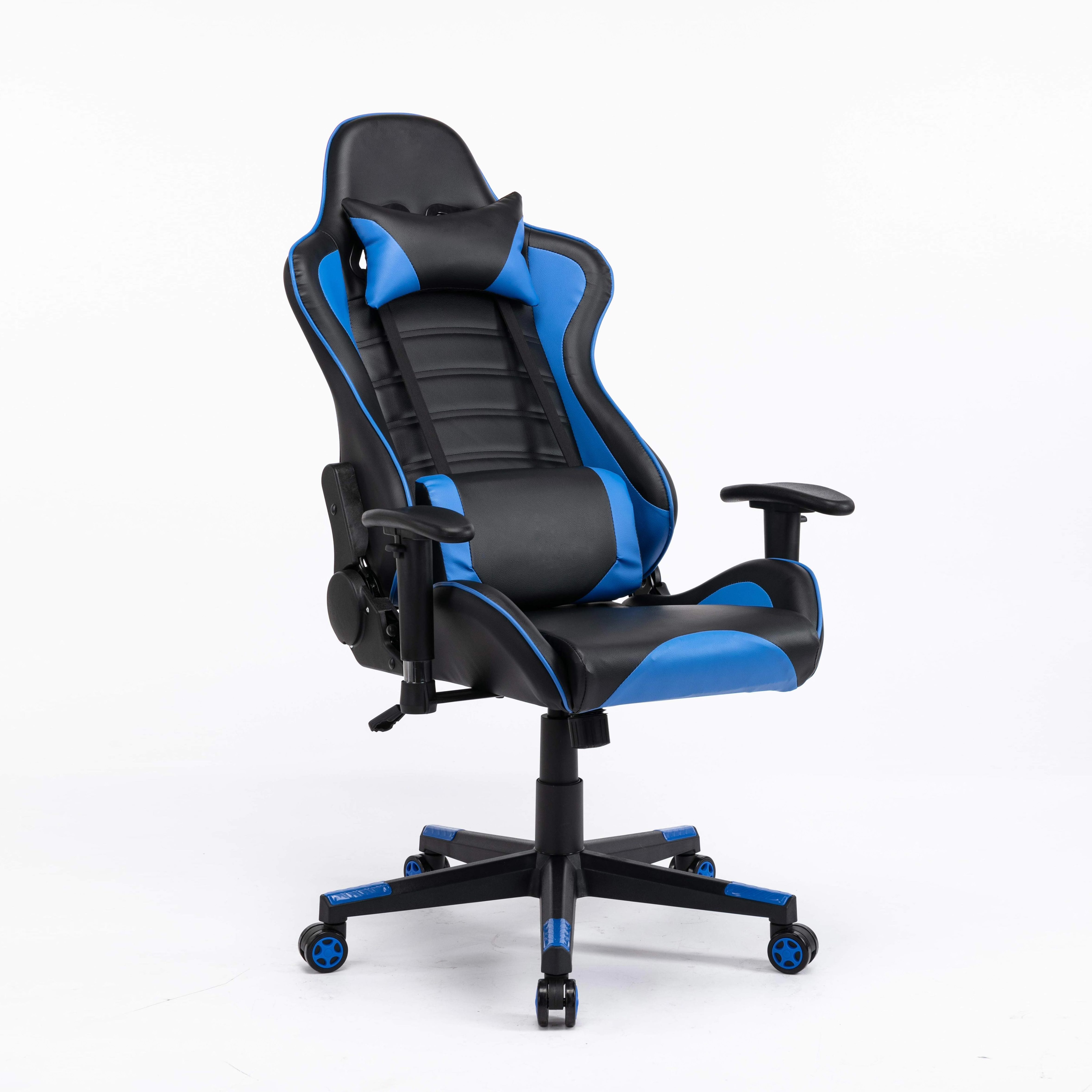 Ergonomic Computer Pu Leather Chair Reclining Armrest Gaming Chairs With Pocket Spring Cushion