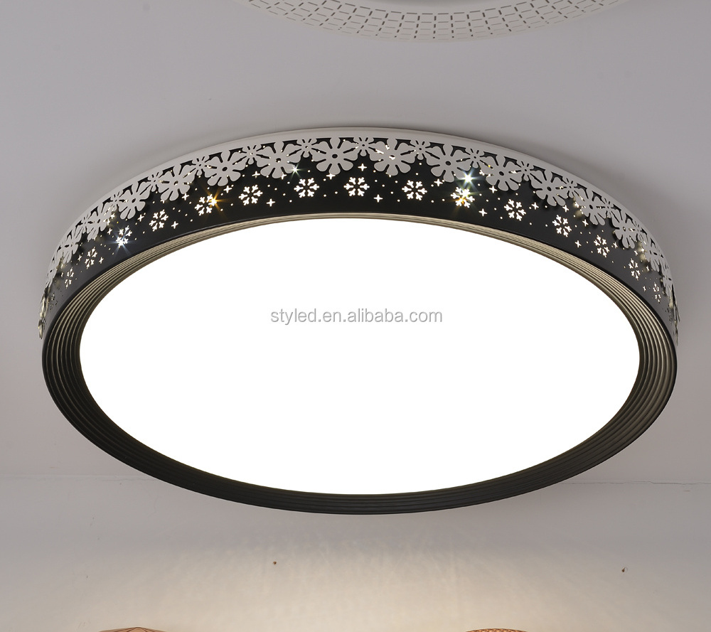 plafon led round three color changing led ceiling light for living room