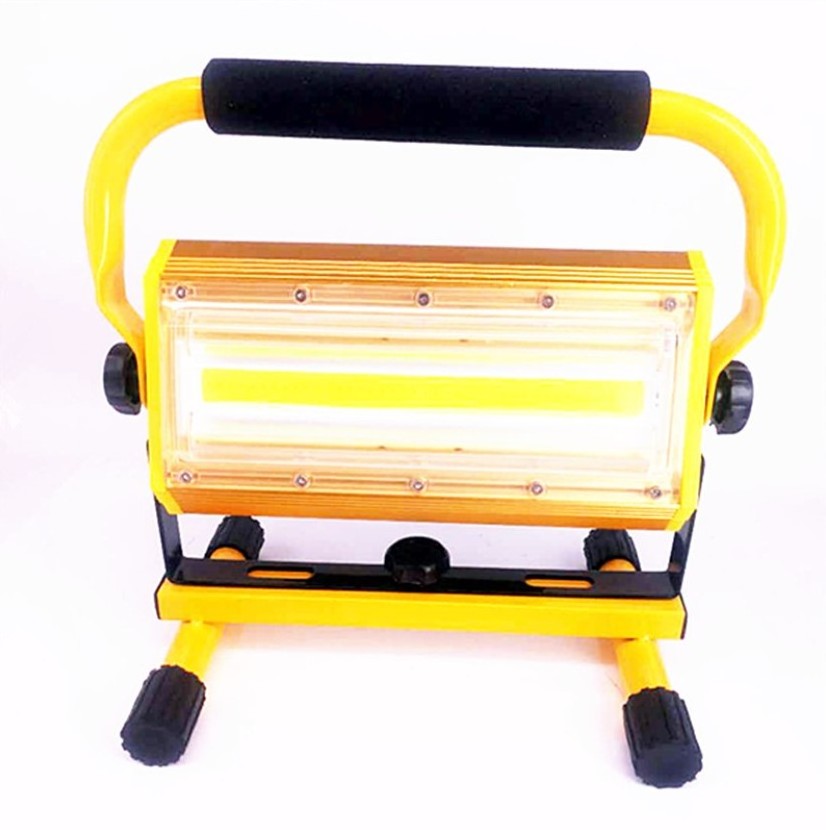 100w cob led mobile flood light rechargeable