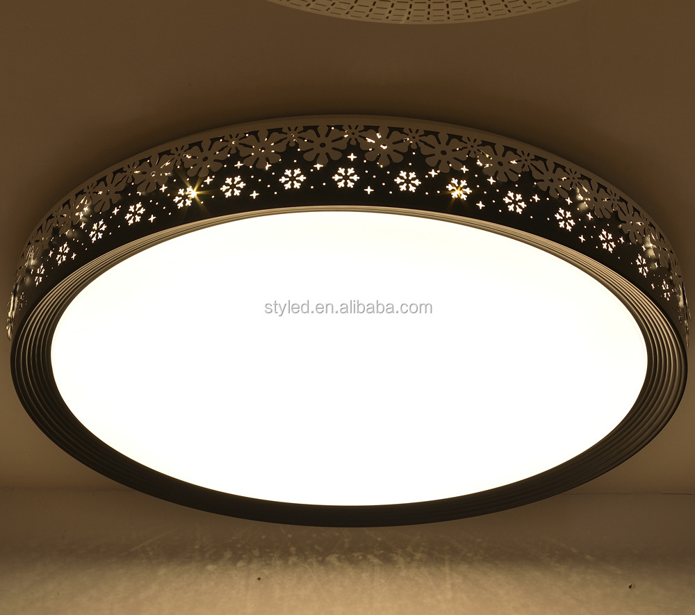 plafon led round three color changing led ceiling light for living room