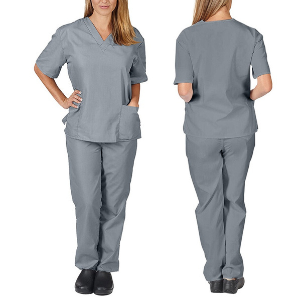 Wholesale Hot sale Medical Scrubs Uniforms Women Scrub Nurse Uniform Sets For Hospital OEM Service