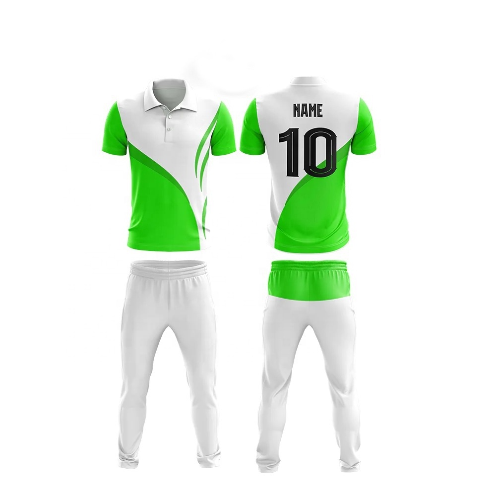 Top Quality factory wholesale Cricket Uniform 2023 Customized Sublimation Cricket Kit Uniform Set For Men