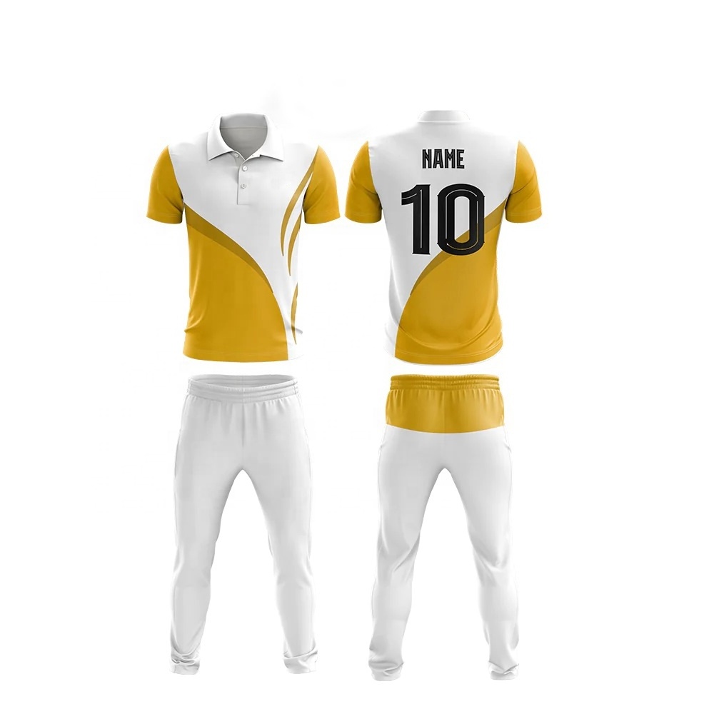 Top Quality factory wholesale Cricket Uniform 2023 Customized Sublimation Cricket Kit Uniform Set For Men