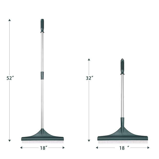 Ergonomic Adjustable Lightweight Steel Handle artificial grass brush carpet turf rake