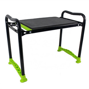 New Deluxe Kneeling Stool Bench Folding Garden Kneeler and Seat