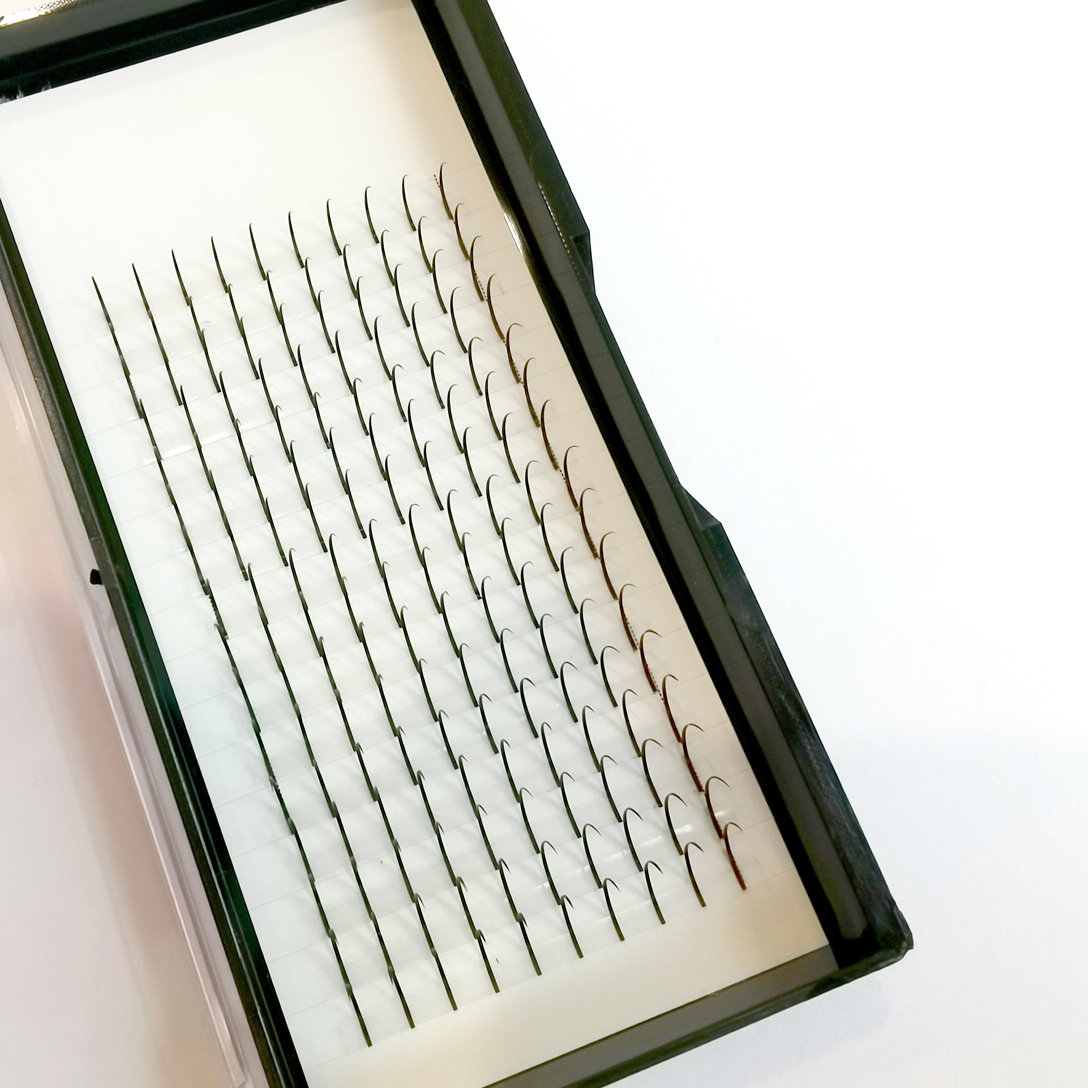 12 Rows A/M Shape Spikes Eyelash Extensions Natural Single Cluster Lashes Soft Wispy Spike Volume Lash Trays