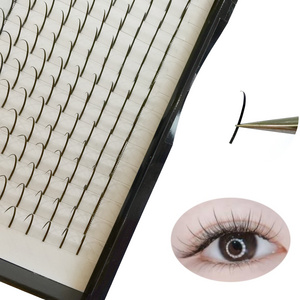 12 Rows A/M Shape Spikes Eyelash Extensions Natural Single Cluster Lashes Soft Wispy Spike Volume Lash Trays