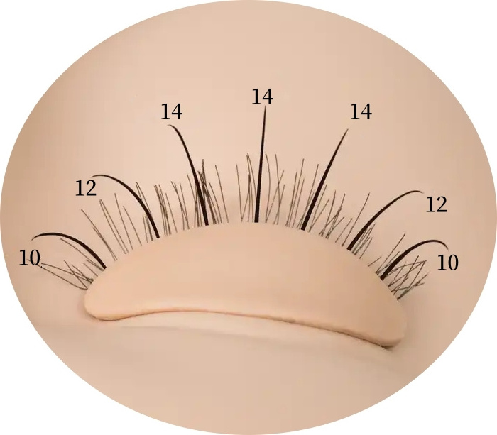 12 Rows A/M Shape Spikes Eyelash Extensions Natural Single Cluster Lashes Soft Wispy Spike Volume Lash Trays