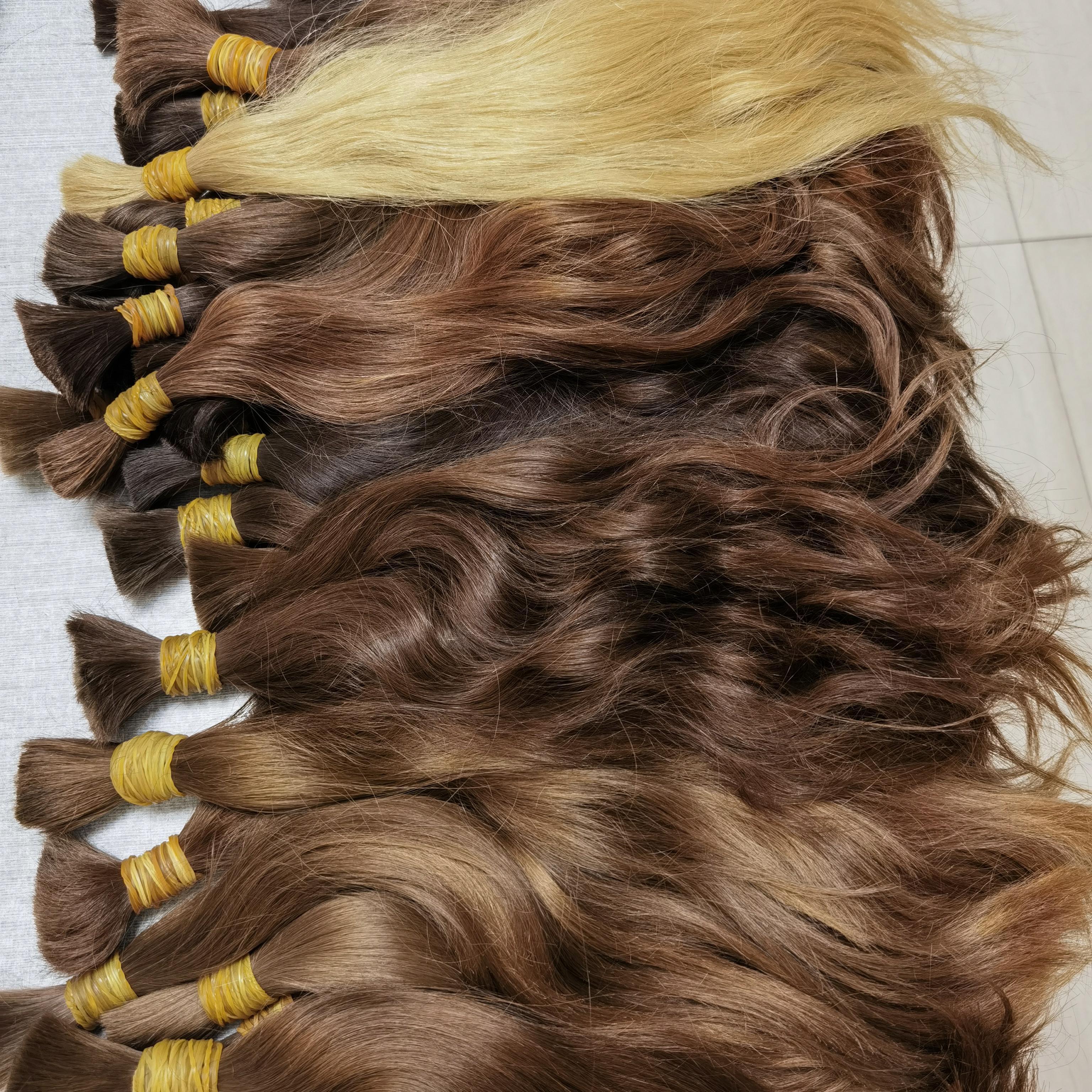 The Best Hair Vendors Natural Brown Color Virgin Indian Hair 100 Unprocessed Raw Human Hair