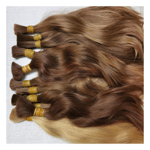 The Best Hair Vendors Natural Brown Color Virgin Indian Hair 100 Unprocessed Raw Human Hair