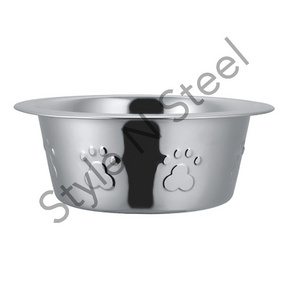 Dog Pet Bowl Stainless Steel Pet Bowl Cat Dog Bowl Water Dispenser for Dog Stainless Steel at wholesale price