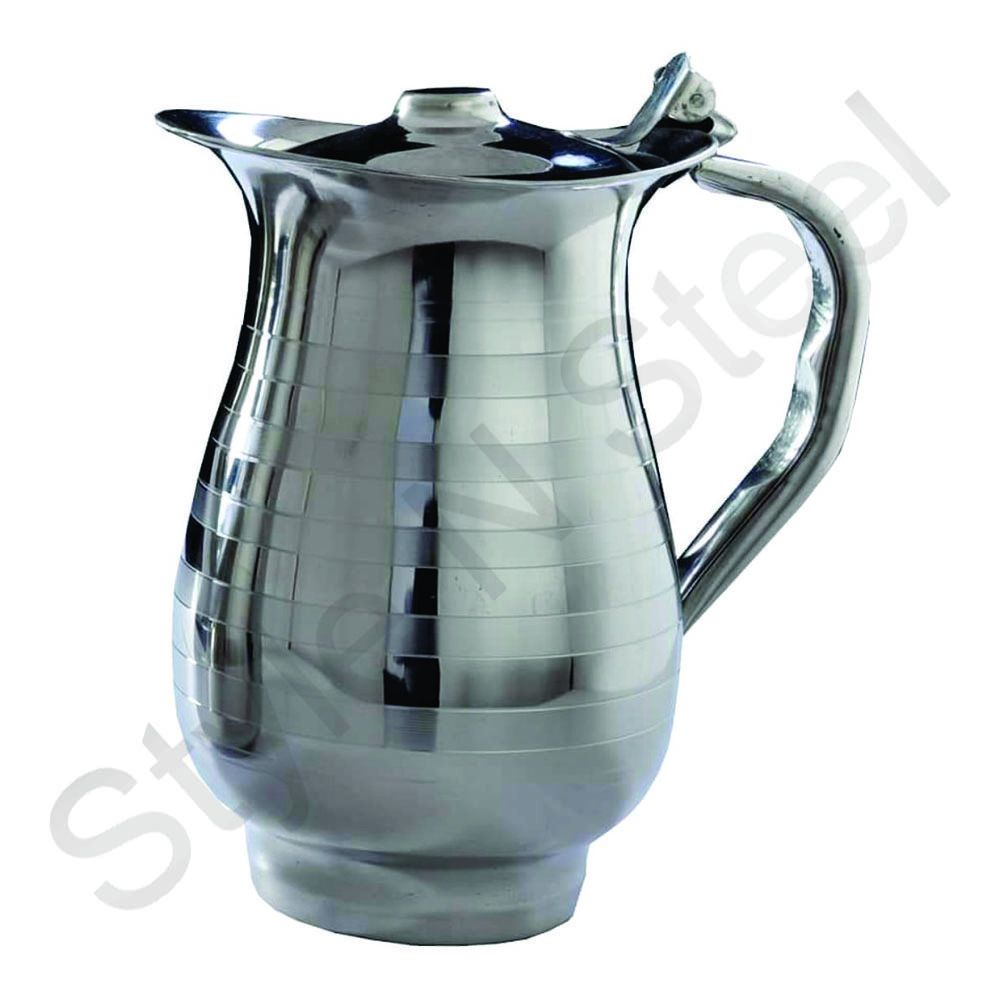 Diamond Jug Water Pitcher Stainless Steel Water Jug Classic Single Wall Drinking Stainless Steel Water Jug