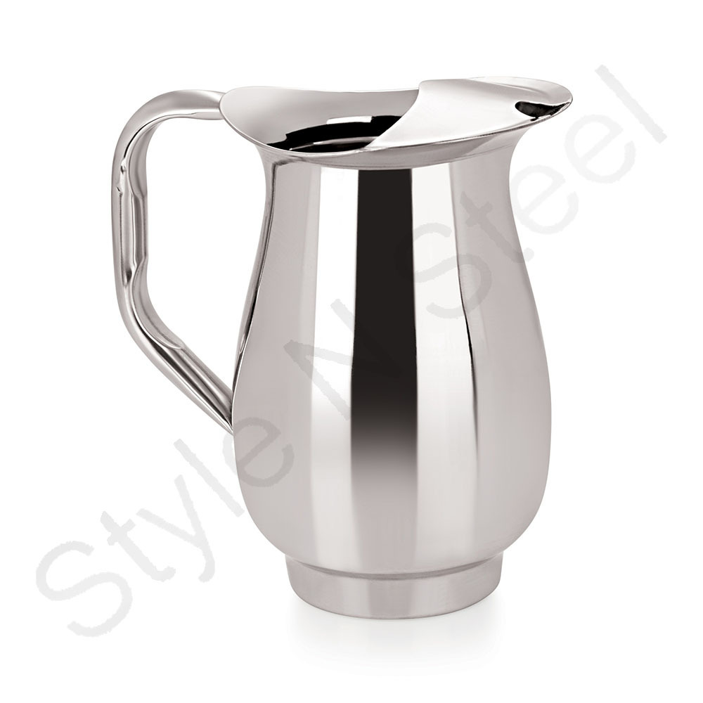 Diamond Jug Water Pitcher Stainless Steel Water Jug Classic Single Wall Drinking Stainless Steel Water Jug