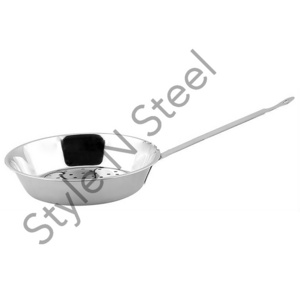 Noodle Strainer with Long Handle Stainless Steel Multi Function Juice Flour Strainer Mesh Sieve with Wood Handle