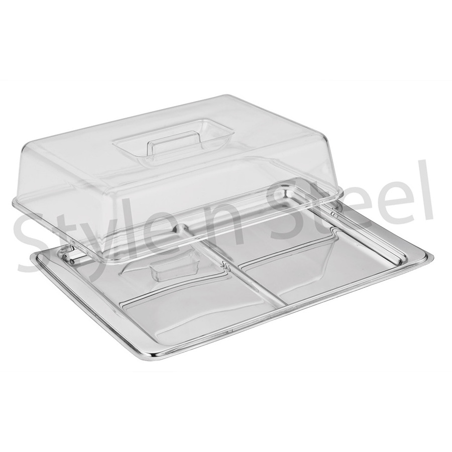 Cheese & Ham Tray Stainless Steel Wholesale Custom Plastic Butter Dish with Lid Stainless Steel Butter Box Cheese Dish