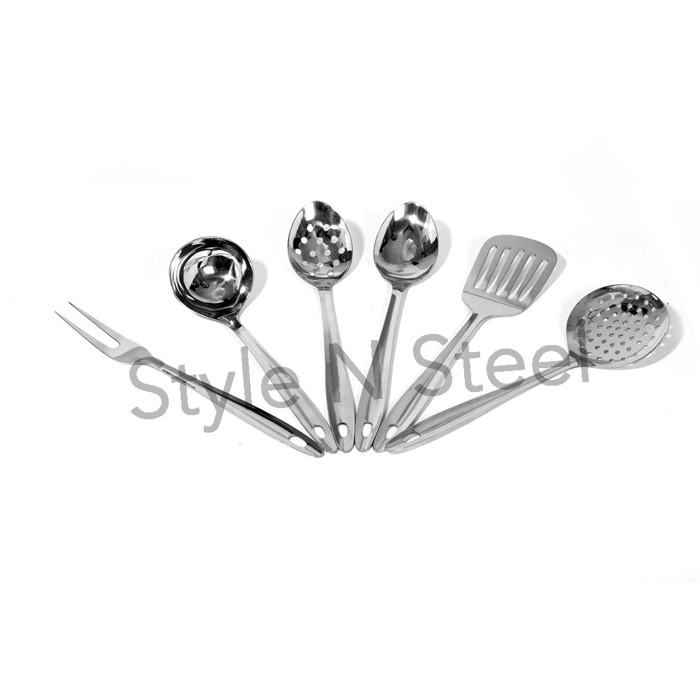 Stainless Steel kitchen tools & gadgets Pearl spatula Turner Serving Rice Spoon Kitchen Utensils Kitchen Tools Set