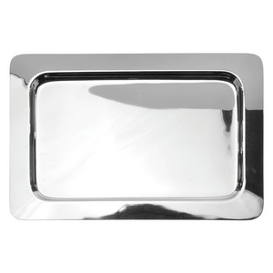 Dinnerware Rectangular Serving Tray Stainless Steel dinner set Charger plates disposable plates serving tray plates sets