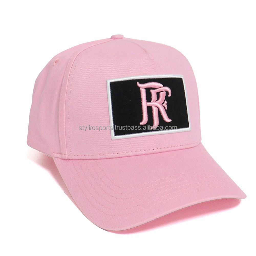 Custom Made Men High Quality 5 Panel 3D Embroidery Logo  Baseball Cap Wholesale price