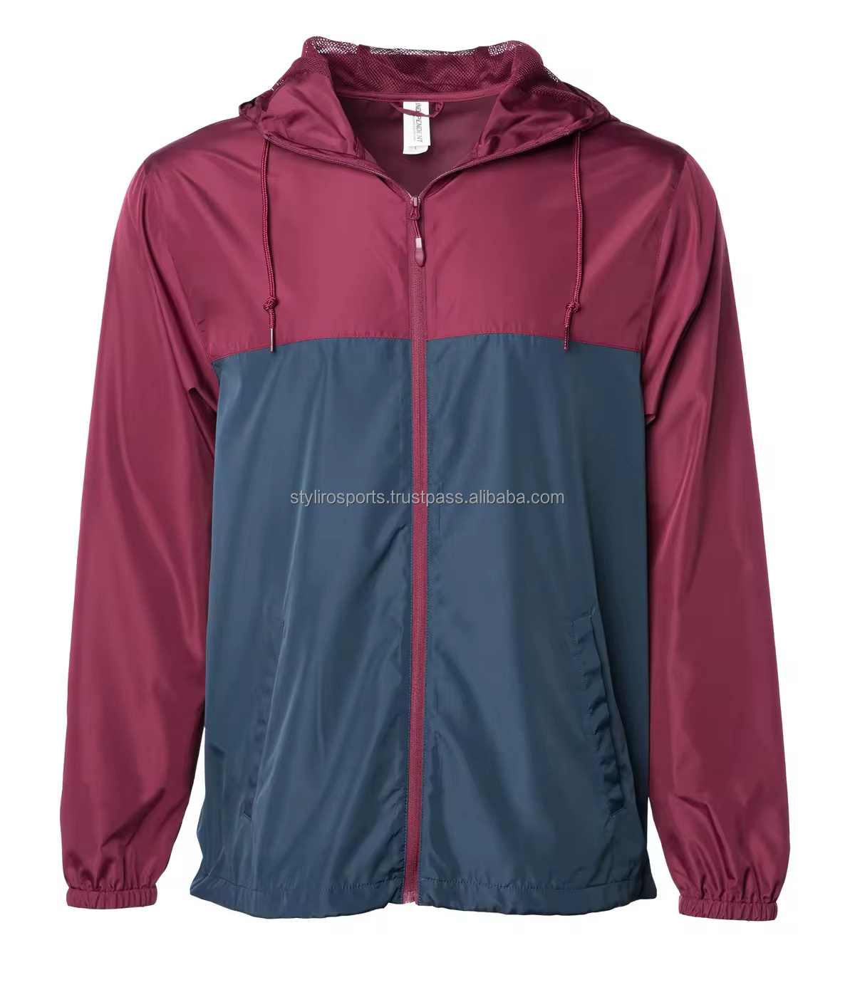 High Quality Custom Design Windbreaker Wholesale Mens Windproof  Lightweight Jacket Custom Hoodies Unisex Apparel Stock