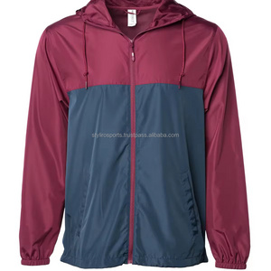 High Quality Custom Design Windbreaker Wholesale Mens Windproof  Lightweight Jacket Custom Hoodies Unisex Apparel Stock