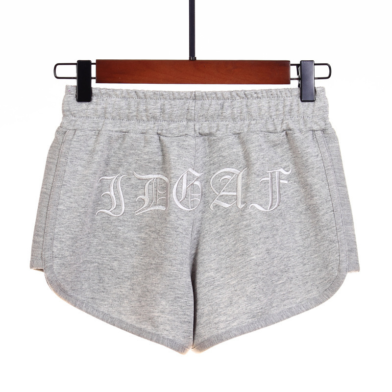 Multi Colors Hot Ladies Panties Womens Stitched Logo Cotton Custom High Waist Sweat Shorts